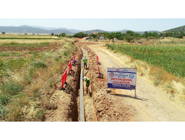 Büyükşehir DESKİ’den Tavas-Nikfer’de altyapı atağı