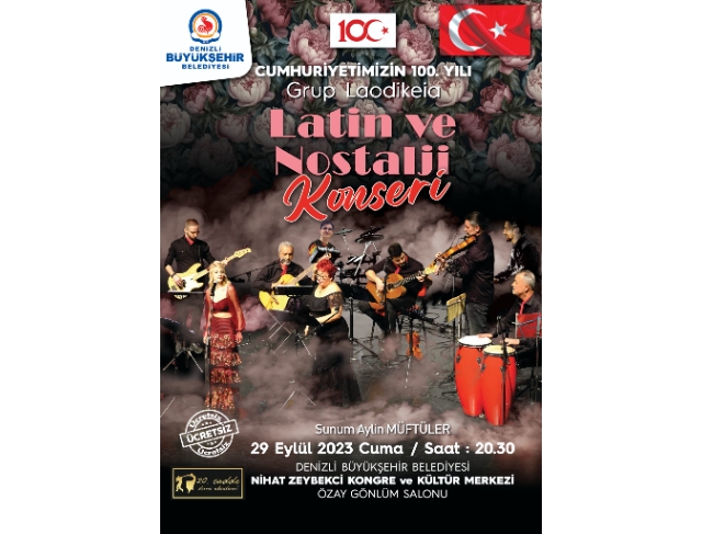 Büyükşehir’den “Latin ve Nostalji Konseri”