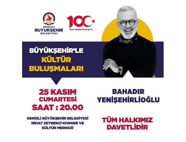 Büyükşehir’le Kültür Buluşmaları devam ediyor