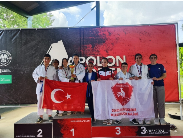 Büyükşehir Judo Takımı Slovenya’dan derece ile döndü