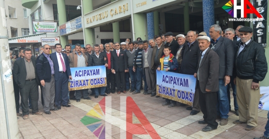 3.000 KİŞİYLE ACIPAYAM’LI ÇİFTÇİLERİN FUAR ÇIKARMASI