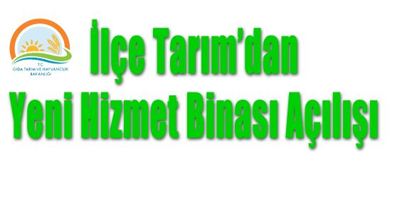 ACIPAYAM İLÇE TARIM YENİ YERİNDE