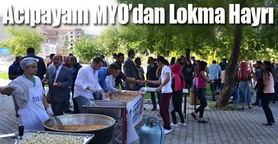 ACIPAYAM MYO’DAN ŞEHİTLER İÇİN LOKMA HAYRI