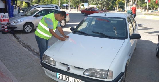 ACIPAYAM'DA OTOPARK UYGULAMASI BAŞLADI 