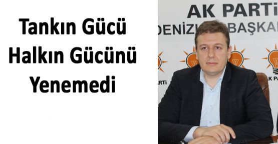 AK Partili Filiz, “Tankın gücü, halkın gücünü yenemedi”