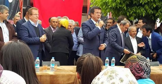 BAKAN ZEYBEKCİ ALAATTİN'DE HALKLA BULUŞTU