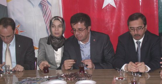 Bakan Zeybekci partililerden destek istedi