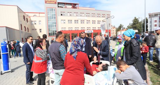 Başkan Osman Zolan, deprem bölgesinde