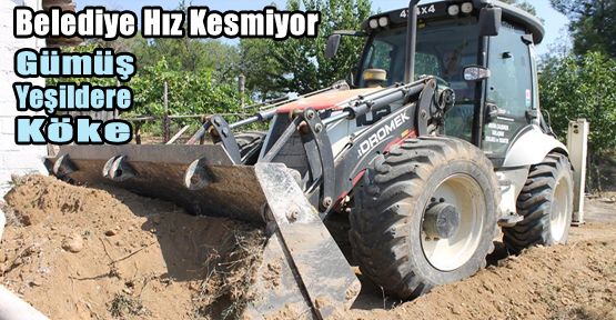 BELEDİYE HIZ KESMİYOR