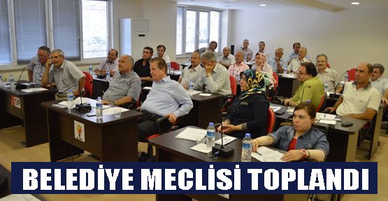 BELEDİYE MECLİSİ EYLÜL AYI TOPLANTISI GERÇEKLEŞTİRİLDİ