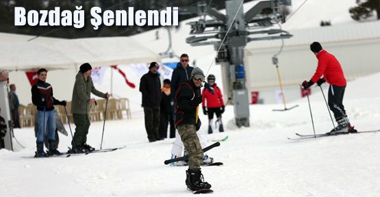 BOZDAĞ KAR ŞENLİĞİ’NE BİNLERCE KİŞİ KATILDI