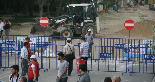 Çalışan işçilere "tozutmayın" uyarısı