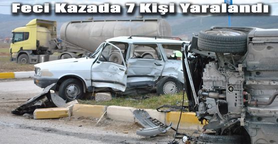 ÇİVRİL’DE KAZA: 7 YARALI