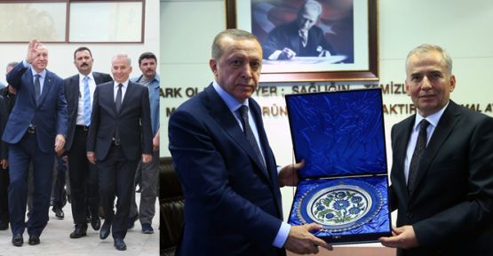 Cumhurbaşkanı Erdoğan’dan Başkan Osman Zolan’a ziyaret