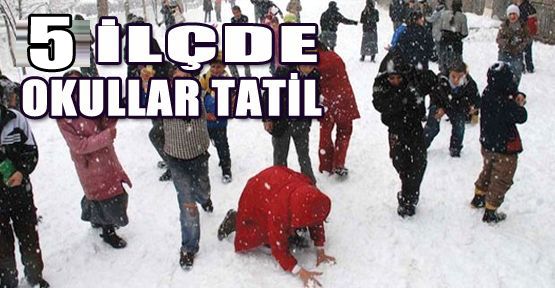 DENİZLİ’DE 5 İLÇEDE OKULLAR TATİL