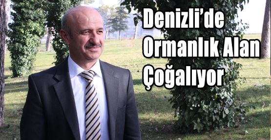 DENİZLİ’DE ORMANLIK ALANLAR ÇOĞALIYOR