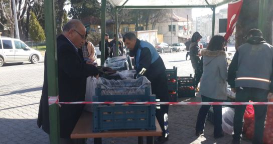 Denizli’nin ilk 'tanzim çadırı' kuruldu