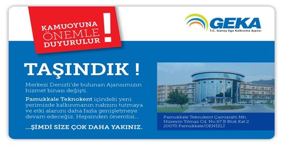 GEKA YENİ BİNASINA TAŞINDI