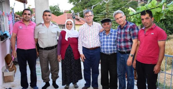 İLÇE PROTOKOLÜNDEN ŞEHİT AİLELERİNE ZİYARET