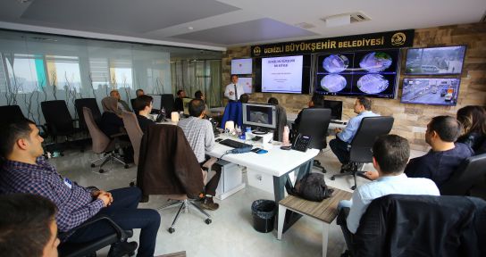 İMO’dan Büyükşehir Trafik Yönetim Merkezi’ne ziyaret