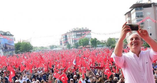 Muharrem İnce Denizli'de miting yaptı