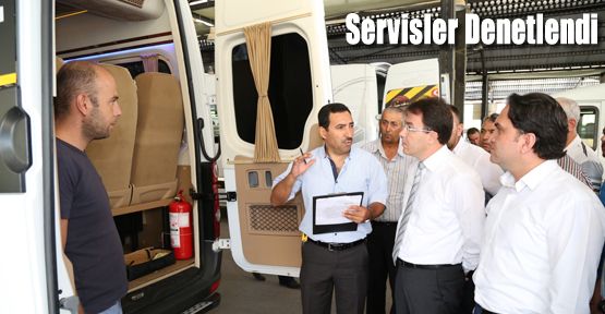 OKUL SERVİSLERİ DENETLENDİ