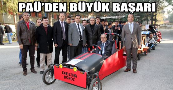 PAÜ’DE ELEKTRİKLİ ARAÇ ÜRETİLDİ