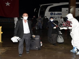 Belçikadan getirilen 245 vatandaş Gümüşhanede karantinada