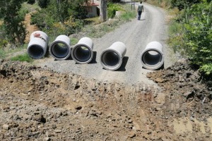 Acıpayam şantiye sahasına döndü