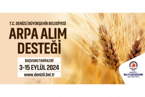 Büyükşehir’den çiftçilere arpa alım desteği