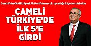 ÇAMELİ TÜRKİYE GENELİNDE İLK 5'E GİRDİ