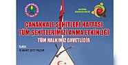 ÇANAKKALE ŞEHİTLERİ ANMA PROGRAMI